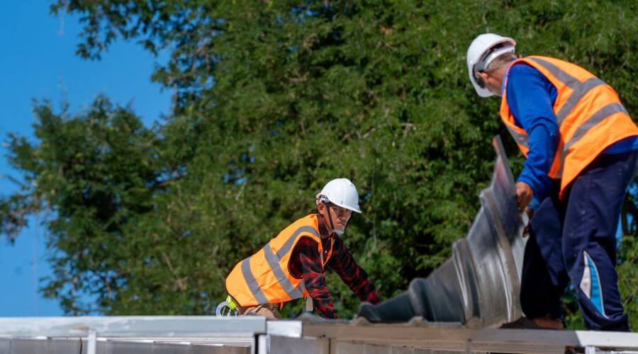 Professional new roof installation services in Erbacon, WV